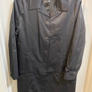 Weatherproof Charcoal Trench  rain Coat- size Large